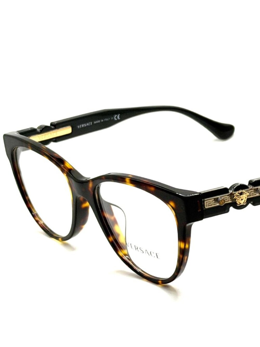 NEW VERSACE VE3304-F 108 HAVANA WOMEN EYEGLASSES 53MM 18 140